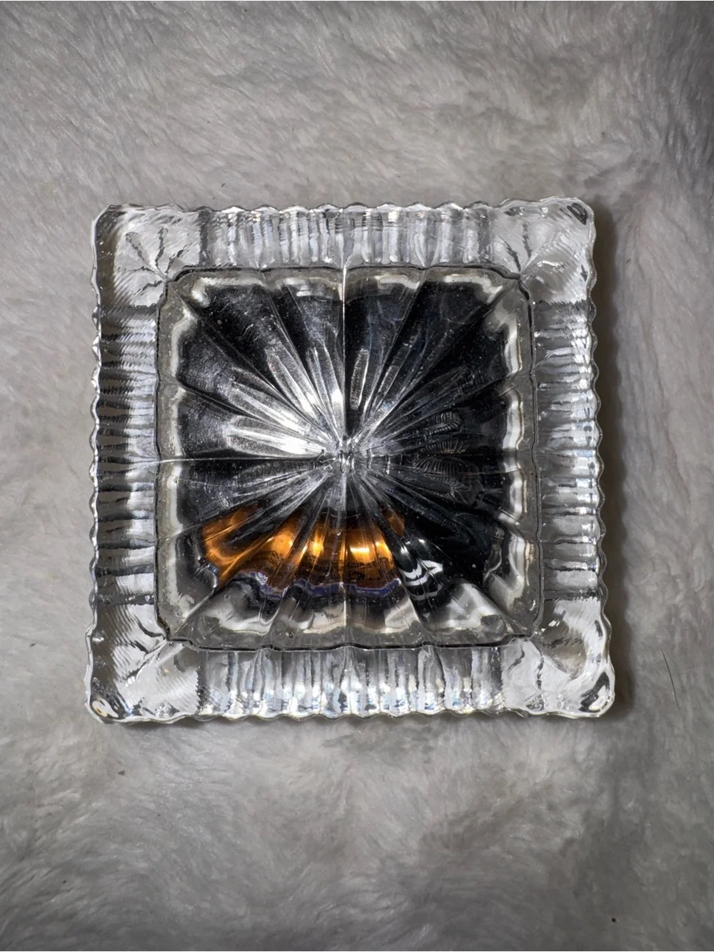 Shannon Crystal Designs of Ireland Desk Clock 24% Lead Crystal